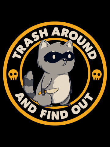 Trash Around Raccoon