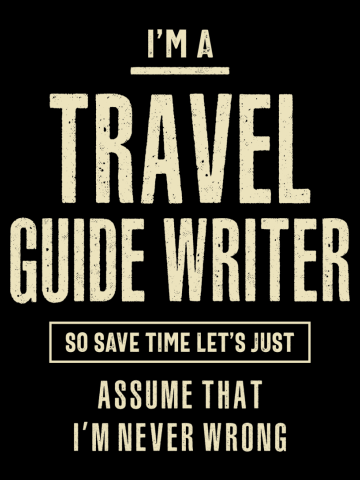 Travel Guide Writer Gift Funny Job Title Profession Birthday Idea