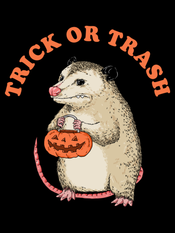 Trick or Trash Opossum
