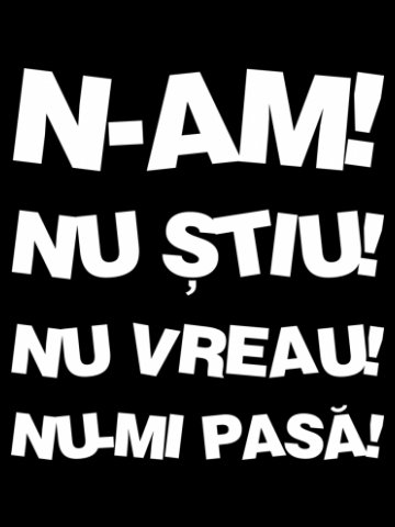 Nam nu stiu numi pasa