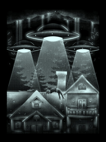 UFO Alien attack