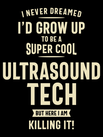 Ultrasound Tech Gift Funny Job Title Profession Birthday Idea
