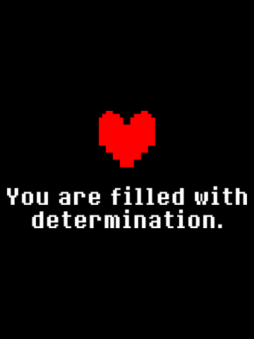 Undertale - Determination heart 