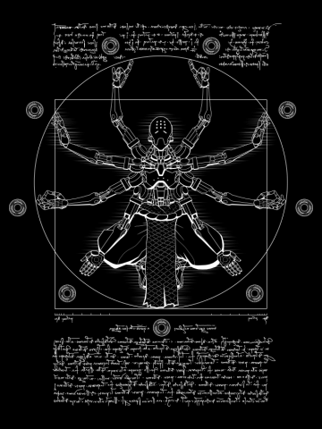 Vitruvian Omnic - white 