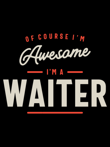 Waiter Job Occupation Birthday Worker