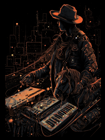 Western Synthwave Country Song
