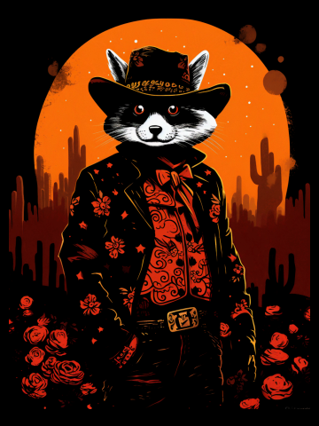 Wild West Raccoon