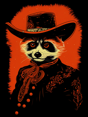 Wild West Rodeo Red Panda