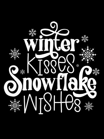 Winter kisses, snowflake wishes-alb