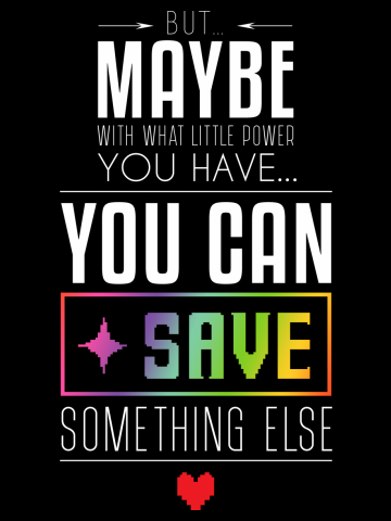 You can SAVE something else... 