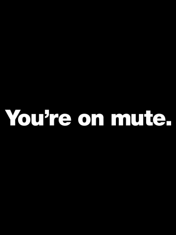 You're on mute.