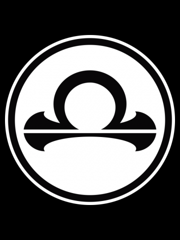 ZODIAC SERIES: LIBRA (BLACK & WHITE) 
