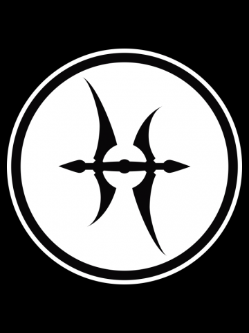 ZODIAC SERIES: PISCES (BLACK & WHITE) 
