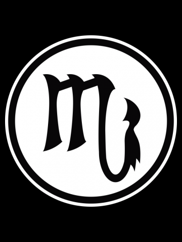 ZODIAC SERIES: SCORPIO (BLACK & WHITE) 