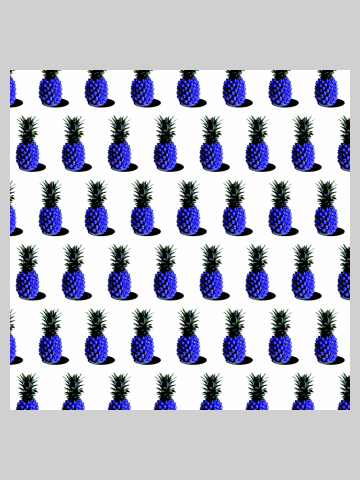Blue ananas pattern for ananas lovers