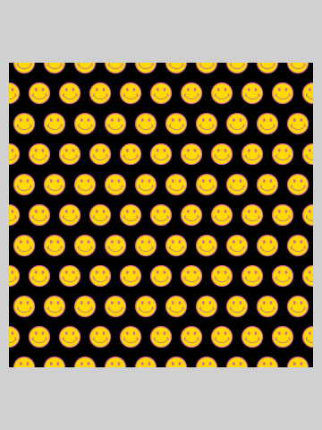 Colorful smiley pattern