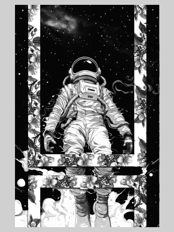Cosmic Solitude - Astronaut in the Stars