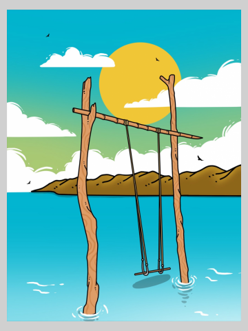Lombok Paradiso ( Wall Art Version )