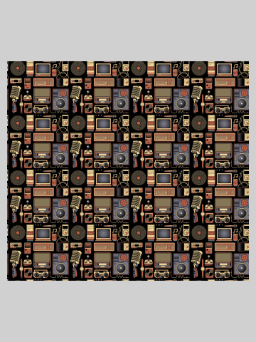 Pattern Vintage Elements Vinyl
