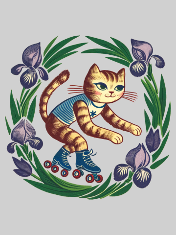Roller Derby Kitty Cat