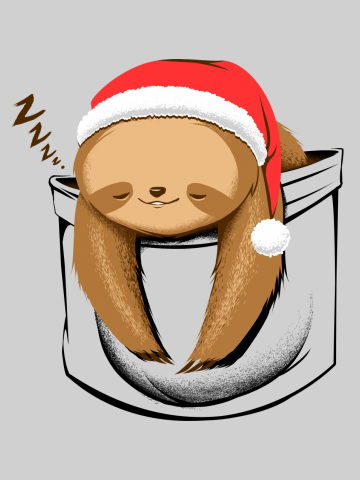 Sloth in a Pocket Xmas