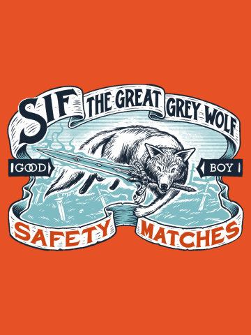 Great Grey Wolf Sif (Frameless)