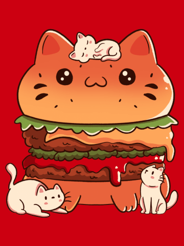 Catnivore Diet Funny Cat Red