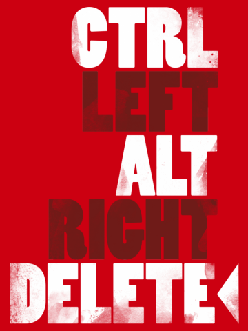Ctrl-Left Alt-Right Delete