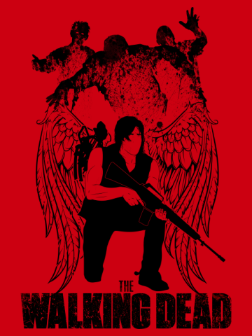 Daryl Dixon - Angel and Zombies