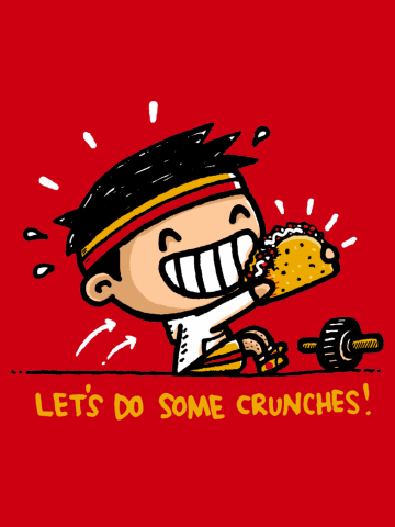 Doing some crunches