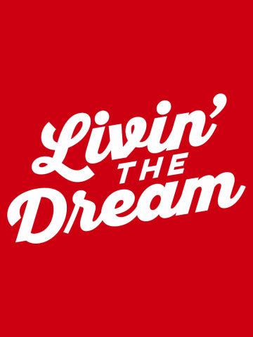 Livin the Dream 70s Script Font