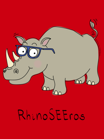 RhinoSEEros - Rhino with Glasses