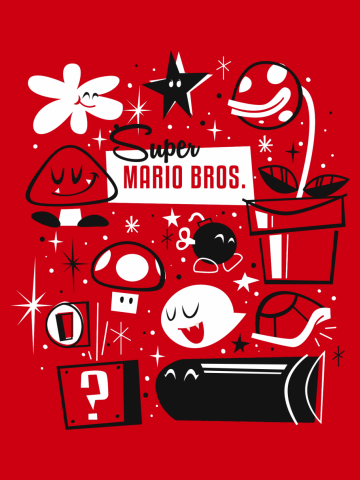 SUPER MID-CENTURY MARIO BROS.