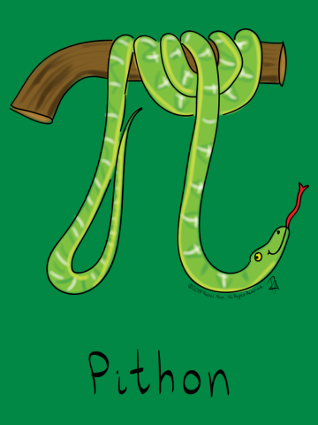 Pithon - Pi Day Python Snake