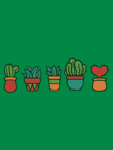 Plant Lover Cactus Heart Mother's Day