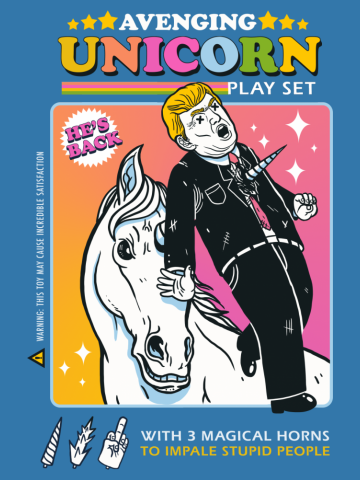 Avenging unicorn play set