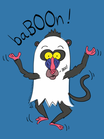 BaBOOn - Boo Ghost Baboon