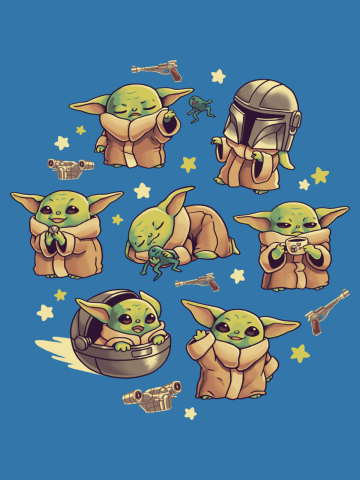 Baby Yoda Child Adventures Pattern