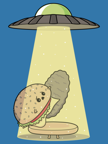 Burger Abduction!