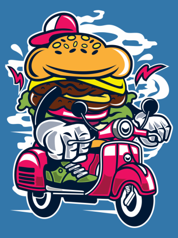 Burger Scooter