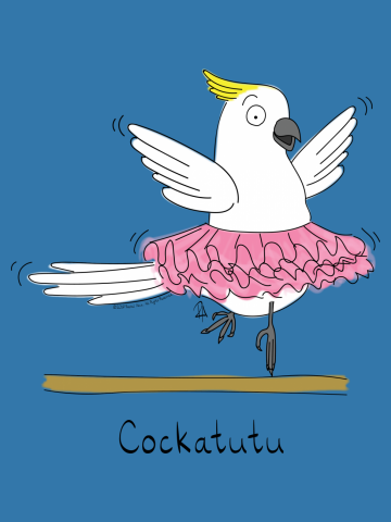 Cockatutu - Cockatoo in a Tutu