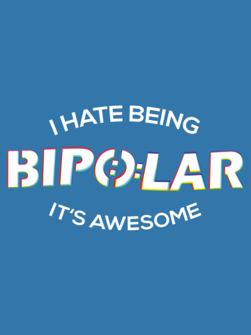 I Hate Being Bipolar It's Awesome - Funny Medical - Bipolar Disorder Gift