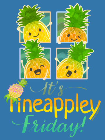 It's Pineappley Friday - Punny Garden