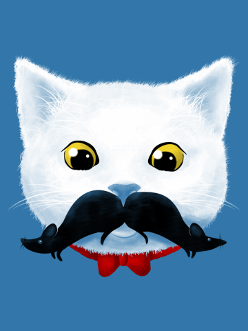 Mr. cat's mouse-tache