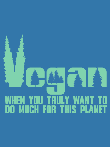 SAVE FORESTS & JUNGLES — VEGAN