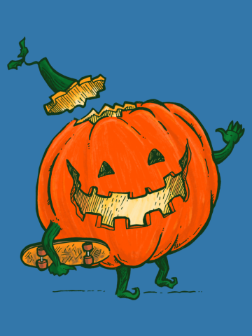 Skatedeck Pumpkin