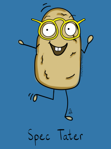 Spec Tater - Potato with Glasses