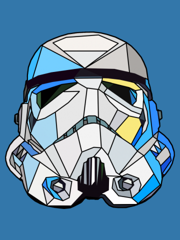 Stained Glass Stormtrooper