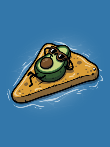Summer Vibes Avocado