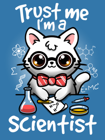 Trust me I am a scientist cat